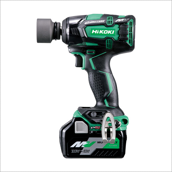 □□HiKOKI ハイコーキ コードレスインパクトレンチ　36V WR36DC グリーン HiKOKI ハイコーキ 36V コードレスインパクトレンチ (バッテリ2個
